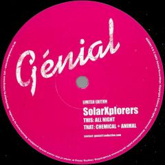 SolarXplorers - SolarXplorers - All Night - Génial