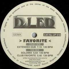 DJ Ed - DJ Ed - Favorite - Upbeat Records
