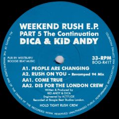 Dica & Kid Andy - Dica & Kid Andy - Weekend Rush EP Part 5 - Boogie Beat