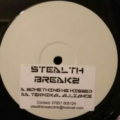 Stealth Breakz - Stealth Breakz - Something We Missed - Stealth Breakz