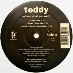 Teddy - Teddy - Tell Me What You Want - Noo Trybe