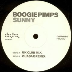 The Boogie Pimps - The Boogie Pimps - Sunny - Data Records
