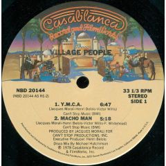 Village People - Village People - Ymca / Macho Man - Casablanca