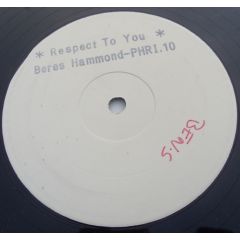 Beres Hammond - Beres Hammond - Respect To You - Penthouse Records