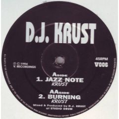 DJ Krust - DJ Krust - Jazz Note / Burning - V Recordings