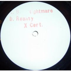 X Cert. - X Cert. - Bass Nightmare / Reality - Limited E Edition