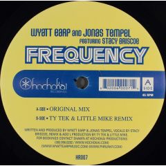 Wyatt Earp & Jonas Tempel - Wyatt Earp & Jonas Tempel - Frequency Ft Stacy Briscoe - Hochokai