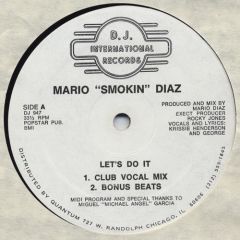 Mario Diaz - Mario Diaz - Let's Do It - D.J. International Records