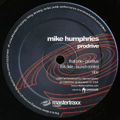 Mike Humphries  - Mike Humphries  - Provide - Mastertraxx