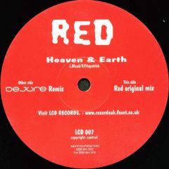 RED  - RED  - Heaven & Earth - LCD Records