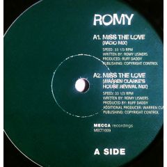 Romy - Romy - Miss The Love - Mecca