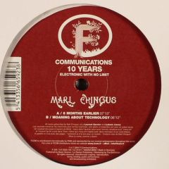Marl Chingus - Marl Chingus - 6 Months Earlier - F Communications