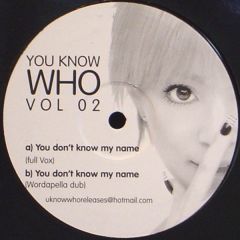 Alicia Keys - Alicia Keys - You Dont Know My Name (Remix) - You Know Who