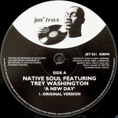 Native Soul  - Native Soul  - A New Day - Jus Trax