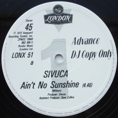 Sivuca - Sivuca - Ain't No Sunshine - London
