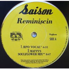 Saison Featuring Ce Ce Peniston - Saison Featuring Ce Ce Peniston - Reminiscin - Holyfield's Real Deal Records, Orpheus Records