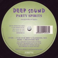 Deep Sound - Deep Sound - Party Spirits - Sperm Records