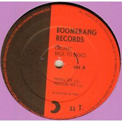 Organic - Organic - Back To Basics - Boomerang Records
