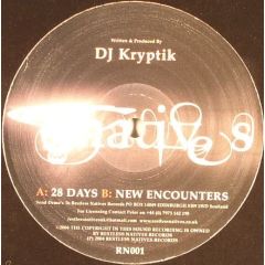 DJ Kryptik - DJ Kryptik - 28 Days - Restless Natives