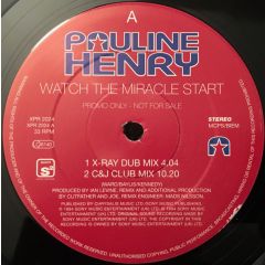 Pauline Henry - Pauline Henry - Watch The Miracle Start - Sony