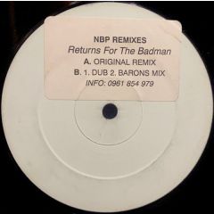 Dee Patten - Dee Patten - Who's The Badman (Garage Mixes) - White Nad 1