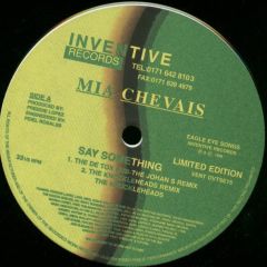 Mia Chevais - Say Something - Inventive Records