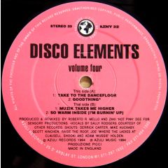 Disco Elements - Disco Elements - Volume 4 - Azuli