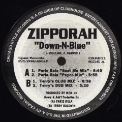 Zipporah - Zipporah - Down-N-Blue - Chicago Style Records