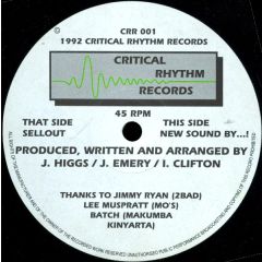 J Higgs / J Emery / I Clifton - J Higgs / J Emery / I Clifton - Sellout - Critical Rhythm 1