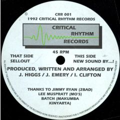J Higgs / J Emery / I Clifton - J Higgs / J Emery / I Clifton - Sellout - Critical Rhythm 1