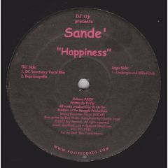 DJ Oji Presents Sande - DJ Oji Presents Sande - Happiness - Poji Records