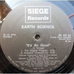 Earth Science - Earth Science - The Techno Wave - Siege Records