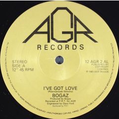 Bogaz - Bogaz - I've Got Love - Agr Records