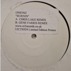 Onionz - Onionz - Burnin' - CR2 Records