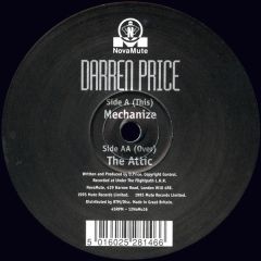 Darren Price - Darren Price - Mechanize - Novamute