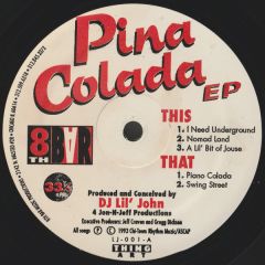 DJ Lil' John - DJ Lil' John - Pina Colada EP - 8th Bar