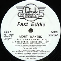 Fast Eddie - Fast Eddie - Most Wanted - D.J. International Records