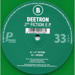 Deetron - Deetron - 2nd Fiction EP (Green Vinyl) - Primate