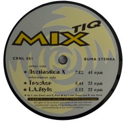 Mixtiq - Mixtiq - Destination X - Cash Records