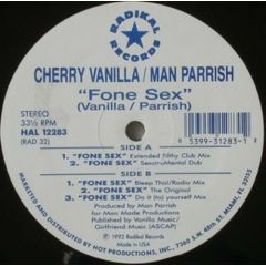 Cherry Vanilla / Man Parish - Cherry Vanilla / Man Parish - Fone Sex - Radikal Records