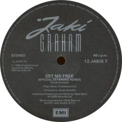 Jaki Graham - Jaki Graham - Set Me Free - EMI