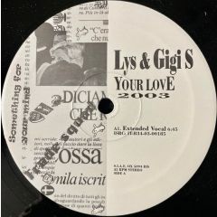 Lys & Gigi - Lys & Gigi - Your Love (2003) - Oxyd Records