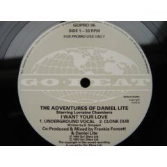 The Adventures Of Daniel Lite - The Adventures Of Daniel Lite - I Want Your Love - Go! Beat