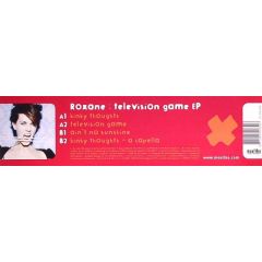 Roxane - Roxane - Television Game EP - Mostiko