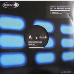 Christiaan Kouijzer - Christiaan Kouijzer - Let Da Record Work - Energy Uk Records