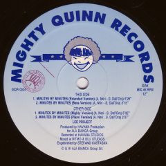 Lee Project - Lee Project - Minutes By Minutes - Mighty Quinn Records