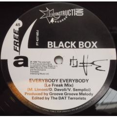 Black Box - Black Box - Everybody Everybody - Deconstruction