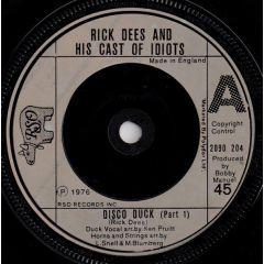 Rick Dees And His Cast Of Idiots - Rick Dees And His Cast Of Idiots - Disco Duck - RSO