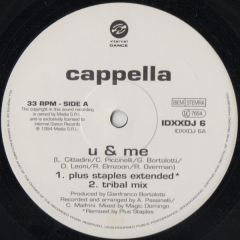 Cappella - Cappella - U & Me - Internal