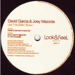  David Garcia & Joey Mazzola  -  David Garcia & Joey Mazzola  - Like This (Doin' It) - Look & Feel